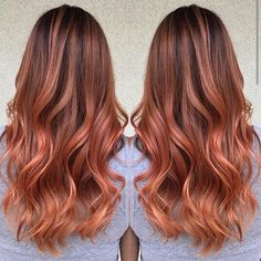 Pumpkin Spice Hair, Copper Hair Color, Balayage Hair Blonde, Trendy Hair Color, Balayage Brunette, Rose Gold Hair, Penteado Cabelo Curto, Auburn Hair