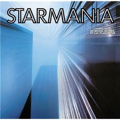 the cover of starmania magazine with an image of a building in the background