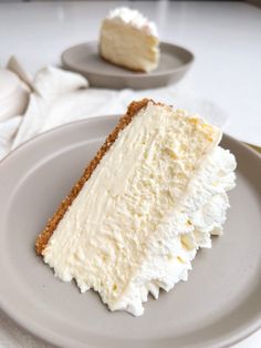 a piece of cake sitting on top of a white plate