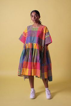 The Island General Dover Dress | Omi Na-Na's Ethical Edit – omi na-na Plaid Dress, Slow Fashion, What To Wear, A Woman, Outfit Inspirations, Fashion Inspo, Style Inspiration