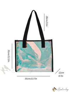 Bird in Bag - Double-Handle Shoulder Tote Bag Word Wrap, Shoulder Tote Bag, Bird In Bag, Shoulder Tote, Beach Bag, Womens Tote Bags, Binding, Lingerie, Size Medium