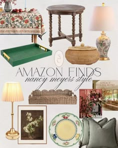 the cover of an article about furniture and home decor