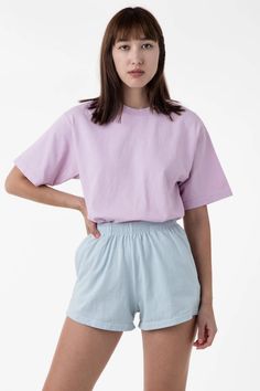 Friendly Outfits, Purple Chocolate, Los Angeles Apparel, Garment Workers, Garment Manufacturing, Red Tomato, Spandex Shorts, Off White Color, Off Black