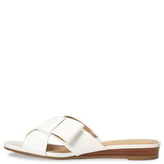 TAAFO White Low Flat Heels Sandals Woman Round Toe Cross Ladies Casual Shoes Black Sandals-4 White Chic T-strap Sandals With Closed Toe, Chic White Closed Toe T-strap Sandals, White Flat Sandals With Heel Strap, White T-strap Sandals With Heel Strap And Open Toe, White Open Toe T-strap Sandals With Heel Strap, Beach Mules With Heel Strap In Synthetic Material, White High Heel Mules For Beach, White High Heel Mules For The Beach, White Flat Heels For The Beach