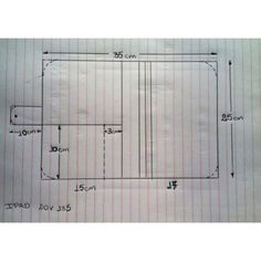 a drawing of a floor plan with measurements