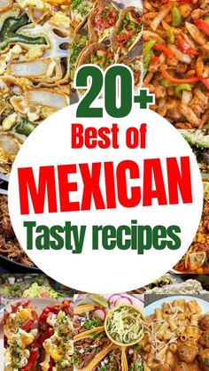 Fiesta in your mouth with our delicious and authentic Mexican recipes! From tacos to enchiladas, we've got you covered. #MexicanRecipes #MexicanFood #FiestaFlavors #TastyTacos Mexican Taco Recipes, Mexican Tapas, Mexican Sides, New Recipes For Dinner