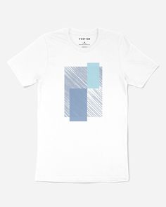 Our best-selling, abstract art graphic tee. VESTIGE designs take inspiration from modern art and NYC— where the brand was born. The shirt is cut in soft cotton and screen printed with our exclusive in-house design. Minimalist Graphic Print T-shirt With Short Sleeves, Cotton Crew Neck T-shirt With Abstract Print, Cotton Graphic Tee With Abstract Print, Modern Screen Print T-shirt For Streetwear, White T-shirt With Abstract Print For Summer, Modern White Top With Logo Print, Artistic Cotton T-shirt With Abstract Print, Cotton T-shirt With Abstract Print For Streetwear, Artistic White T-shirt With Screen Print