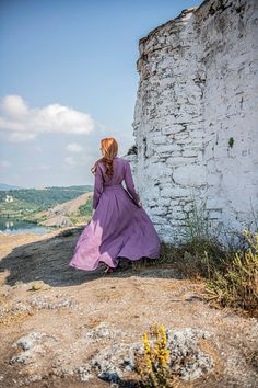 "Lavender Linen Dress, Heavy Linen Dress, Linen Wrap Dress ♠Timeless elegance in its most graceful form. We would like to present you this A-line wrap linen dress with an elegant tie waist and a V-neck collar. Made of 100% high quality linen, this piece is available to order in multiple classic colors. Here to serve you for many seasons to come. ♠ If you would like a removable Slip dress in addition to your Linen dress, please check the Slips section: http://etsy.me/36T5ZQu ♠ Sizes My body Size White Linen Maxi Dress, Maxi Dress Linen, Fall Linen, Linen Camisole, Lavender Linen, Wrap Dress Long, Linen Wrap Dress, Plus Size Maxi Dress, Black Linen Dress