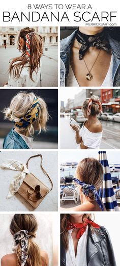 Bandana Scarf Outfit, Boho Styl, Stil Boho, Scarf Outfit, Add Art, Bandana Scarf, Your Outfit, Mode Inspiration, Scarf Hairstyles