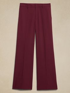 Sculpted Wide-Leg Trouser | Banana Republic Factory Stretch Dress Pants For Business In Fall, Chic Structured Bottoms With Pressed Crease, Chic Structured Bottoms For Fall, Elegant Stretch Dress Pants For Work, Structured Bottoms For Workwear In Fall, Structured Fitted Pants For Fall, Chic Structured Fitted Pants, Stretch Wide-leg Formal Dress Pants, Stretch Wide-leg Dress Pants For Formal Occasions