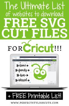 the ultimate list of free svg cut files for cricut