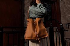 The Large Shopper – von Holzhausen Modern Bucket Bag For On-the-go, Fall Season, Fall Travel Bucket Shoulder Bag, Fall Shoulder Bucket Bag For Travel, Versatile Bucket Bag With Leather Handles For Fall, Versatile Hobo Bag For Travel With Dust Bag, Casual Shoulder Bag With Dust Bag For Everyday Use, Fall Travel Satchel Bucket Bag, Fall Travel Bucket Bag Satchel, Fall Travel Bucket Bag With Large Capacity