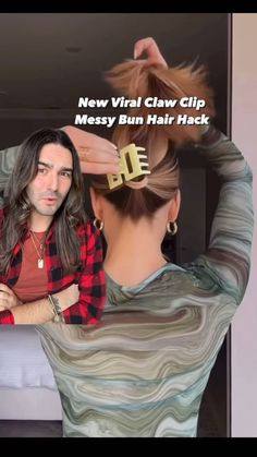 Matt Newman | #instahair STAYS PUSHING MY THIN A** HAIR TO THE ABSOLUTE LIMIT🫣 @nicholeciotti u and ur hair are so FAB❤️❤️❤️ #clawclip #messybun… | Instagram Soft Bun Hairstyles Tutorial, Fine Hair Updo, The Perfect Messy Bun, Soft Updo, Short Hair Updo Tutorial, Easy Bun Hairstyles For Long Hair, Perfect Messy Bun, Easy Bun Hairstyles