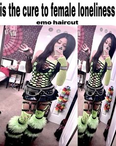 Emo Rave Outfit, Cybergoth Outfits, Scene Fits, Emo Scene Outfits, Raver Outfits, Trashy Outfits, Silly Clothes, Scene Queen, Rave Girls