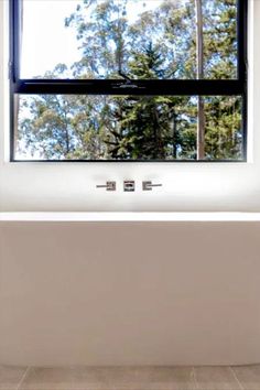 bathtub window bathroom views forest windows lmd architecture studio luxury homes forest modern cabin style home ideas window ideas windows Bathtub Window, Coastal Forest, Half Moon Bay, Sliding Glass Doors, Glass Walls, Architecture Studio