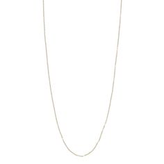 Personalize this glowing 14k gold-filled chain with your favorite beads and charms.CHARM DETAILS Type: rope Width: 1 mm Extender: 2 in. Clasp: spring-ring Metal: 14k gold-filled Size: 18". Gender: female. Age Group: adult. Petite Ring, Ring Metal, Gold Filled Chain, Metal Rings, Spring Rings, Chains Necklace, Size 20, Gender Female, Gold Filled