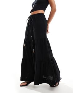 Skirts by River Island We like your style Mid rise Drawstring waist Tiered design Regular fit Eid Outfits, Tiered Maxi Skirt, Maxi Dress Trend, Petite Maternity, Hoodies For Sale, Skorts, Prom Party Dresses, Dress And Heels, Skirted Swimwear