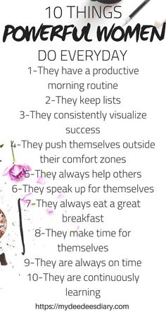 Successful Women Quotes, Successful Women, Self Care Activities, Daily Habits, Successful People, Self Improvement Tips, Powerful Women, Self Development, Woman Quotes