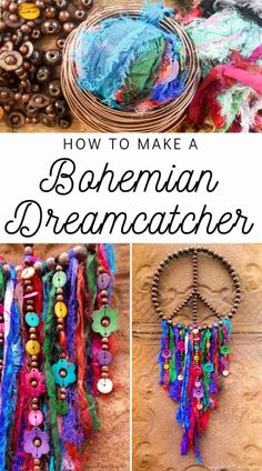 how to make a bohemian dream catcher