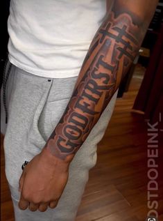 Arm Tats For Guys, Mens God Tattoos, Sleeve Tattoos God, For Arms Tattoo Men, Sleeve Tattoos Ideas For Guys, Nice Forearm Tattoos For Men, Memorial Half Sleeve Tattoos, Men Tattoos Arm Sleeve Aesthetic, Sleeves Design Tattoo