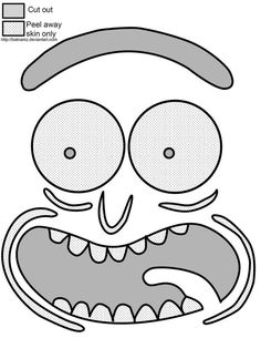 an image of a cartoon character with big eyes and fangs on it's face