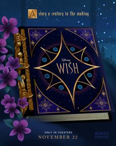 the book cover for disney's wish