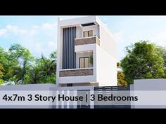 a three story house is shown in this video