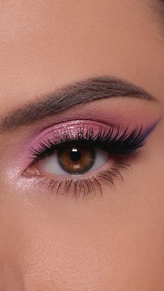 Instagram Quick Eye Makeup, Creamy Eyeshadow, Glam Makeup Tutorial, Pink Eye Makeup, Cute Eye Makeup, Smokey Eye Makeup Tutorial, Makeup Course, Jade Thirlwall, Lots Of Makeup