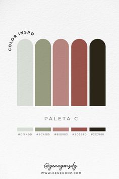 the color scheme for palettes is shown