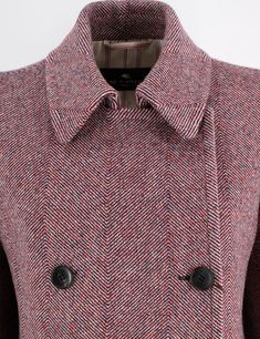 80% wool, 20% nylon Red Tweed Winter Workwear Jacket, Red Tweed Jacket For Work In Winter, Elegant Fitted Red Pea Coat, Classic Red Wool Coat, Elegant Red Wool Coat, Classic Red Fitted Pea Coat, Red Wool Outerwear For Formal Occasions, Elegant Red Wool Outerwear, Red Wool Double-breasted Outerwear