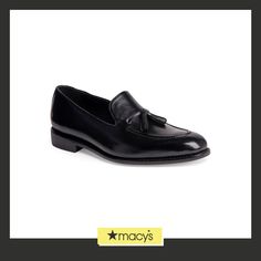 in stock Black Slip-on Tassel Loafers For Work, Elegant Black Slip-on Tassel Loafers, Black Tassel Slip-on Loafers, Classic Black Slip-on Tassel Loafers, Black Timeless Slip-on Tassel Loafers, Tassel Dress, Dress Loafers, Buy Online, Tassels