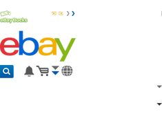 the logo for ebay is shown in different colors