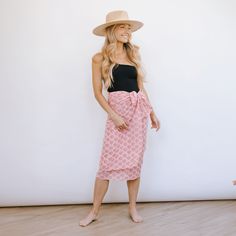 The sarong is the best accessory for your days at the pool or beach. And takes up zero room in your suitcase when you're packing for your beach vacation! Breezy, comfortable, and versatile our Coral Reef Sarong can be worn tied around the waist or even tied around the neck as a dress. Block Printing is one of the oldest types of printmaking, and has been around for thousands of years. Our Block Printed Sarongs have bright bold prints and are stamped onto a super soft cotton. Perfect for an easy Lake Gifts, Mignonne Gavigan, Cute Beanies, Swimwear Dress, Capri Blue, Easter Dress, Block Printing, Dress Jewelry, Coral Reef