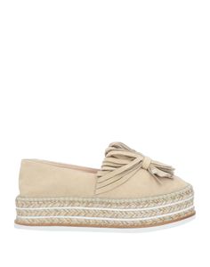 leather, suede effect, solid color, fringes, leather lining, round toeline, flat, flatform, contains non-textile parts of animal origin , Color: Beige , Size: 7 Suede Platform Espadrilles With Round Toe, Espadrilles Women, Women's Espadrilles, Clothing And Shoes, Espadrilles, Shoe Accessories, Bag Accessories, Loafers, Textiles