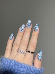 Shop our Influencers' top picks on Amazon Rain Cloud Nails, Rain Nail Art, Rain Drop Nails, Nails Clouds, Rainy Nails, Rain Nails, Cloud Nails, Velvet Nails, May Nails