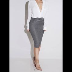 Fits Great And So Sexy Metallic Stretch Skirt, Sleek Party Midi Skirt, Glamorous Stretch Mini Skirt, Glamorous Stretch Skirt, Glamorous High Waist Mini Skirt For Party, Glamorous High Waist Mini Skirt, Chic Midi Pencil Skirt For Date Night, Elegant Skirt For Party Season, Stretch High Waist Mini Skirt For Evening