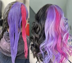 Pretty Hair Styles, Hair Colour Design, Hair Styels, World Hair, Peekaboo Hair, Vivid Hair Color, Cute Hair Colors, Neon Hair