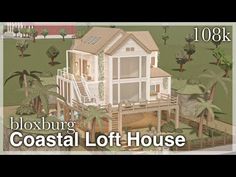 iKotori - YouTube Bloxburg Loft House, Coastal Loft, Loft House, Hello Everyone, Work On, Minecraft, Loft, Exterior