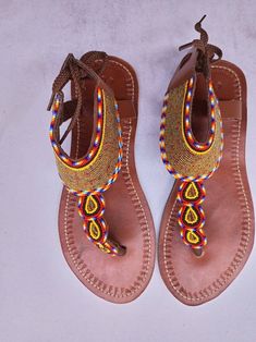 ON Sale:beaded Sandals/sandals Women Leather/african Beaded Sandals/sandals Women/leather Sandals Women/summer Sandals/mothers Day Gift. - Etsy Leather Summer Sandals, Women Summer Sandals, Summer Leather Sandals, Festival Shoes, Womens Sandals Summer, Bohemian Summer, Beaded Sandals, Leather Sandals Women, Sandals Women