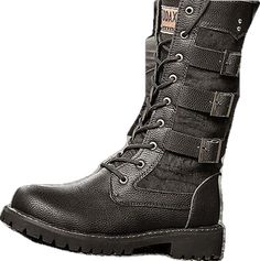 Edgy Winter Lace-up Boots For Outdoor, Edgy Lace-up Boots For Winter Outdoor, Edgy Fall Outdoor Lace-up Boots, Edgy Lace-up Boots For Winter Outdoor Activities, Casual Mid-calf Combat Boots For Winter, Mid-calf Moto Boots For Fall Outdoor Activities, Fall Mid-calf Moto Boots For Outdoor, Edgy Winter Outdoor Combat Boots, Fall Outdoor Mid-calf Moto Boots