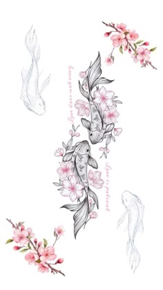 Card Size Tattoos Ideas, Drawings Of Tattoos Sketches, Cherry Blossom Tattoo On Back Shoulder, Dragon Spine Tattoo With Flowers, Black Female Sleeve Tattoo, Japanese Hawaiian Tattoo, Dolphin Tattoo With Flowers, Top Arm Tattoo Women Half Sleeves, Tattoo Ideas For Females Unique