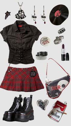 Rockstar gf outift Rock Star Outfit, Rockstar Gf, Alt Outfits, Fashion Aesthetics, Cool Fits, Swaggy Outfits, Alternative Outfits, Cute Simple Outfits, Edgy Outfits