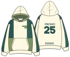 buzo de egresados color crema con detalles verdes// promo 2025// modalidad sociales// Hoodie Design Ideas, Sports Tshirt Designs, Hoodie Drawing, T Shirt Design Template, Color Crema, Fashion Sketchbook, Fashion Studio