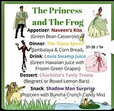 an advertisement for the princess and the frog