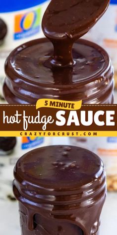 A perfect pair for ice cream and other treats to make at home! Thick and fudge-like with a rich flavor, this easy hot fudge is one of the best dessert recipes. Plus, 3 ingredients are all you need to have it ready in just 5 minutes! Homemade Hot Fudge Sauce, Ice Cream Sauce, Homemade Hot Fudge, Chocolate Fudge Sauce, Hot Fudge Sauce, Homemade Mixes, Homemade Fudge, Dessert Toppings, Fudge Sauce