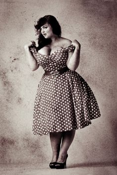 Georgie by Matilda Temperley Moda Pin Up, Rockabilly Mode, Beauty Boost, Look Plus Size, Look Retro, Rockabilly Fashion, Plus Size Beauty, Plus Size Models, Roller Derby