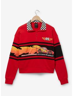 Cars Crewneck, Mcqueen Outfit, Car Outfit, Cropped Quarter Zip, Cars Lightning Mcqueen, Holiday Hoodies, 2160x3840 Wallpaper, Wildest Dreams, Disney Pixar Cars