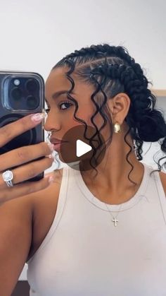 4 Feed In Braids With Curls, Braids Into Bun Hairstyle, 2 Cornrow Braids With Weave, Goddess Cornrows Buns, Butterfly Stitch Braids, French Braid Hairstyles For Black Women, Feed In Braids With Curls