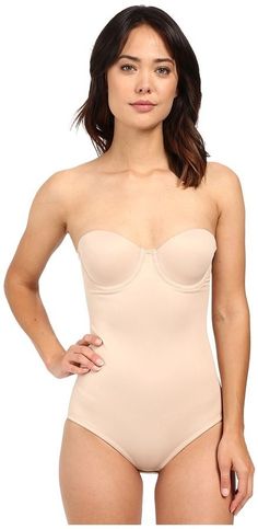 Miraclesuit Shapewear - Back Magic Strapless Bodybriefer Women's Underwear Wedding Shapewear, Strapless Shapewear, Special Event Outfit, Nude Body, Strapless Bodysuit, Fashion Forms, Pink Bodysuit, Shapewear Bodysuit, Body Shaper