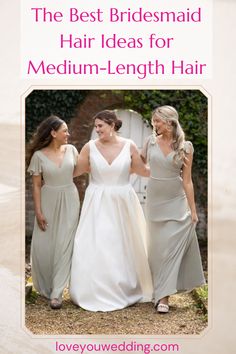 the best bridesmaid hair ideas for medium length hair